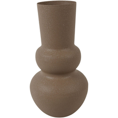 Vaas Secchia 30,5 cm hoog bruin