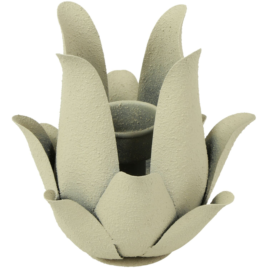 Windlicht Secchia 15 cm hoog wit