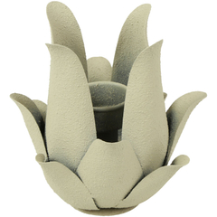 Windlicht Secchia 15 cm hoog wit