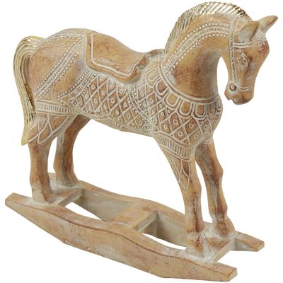 Decoratiebeeld Secchia hobbelpaard 20,8 cm hoog