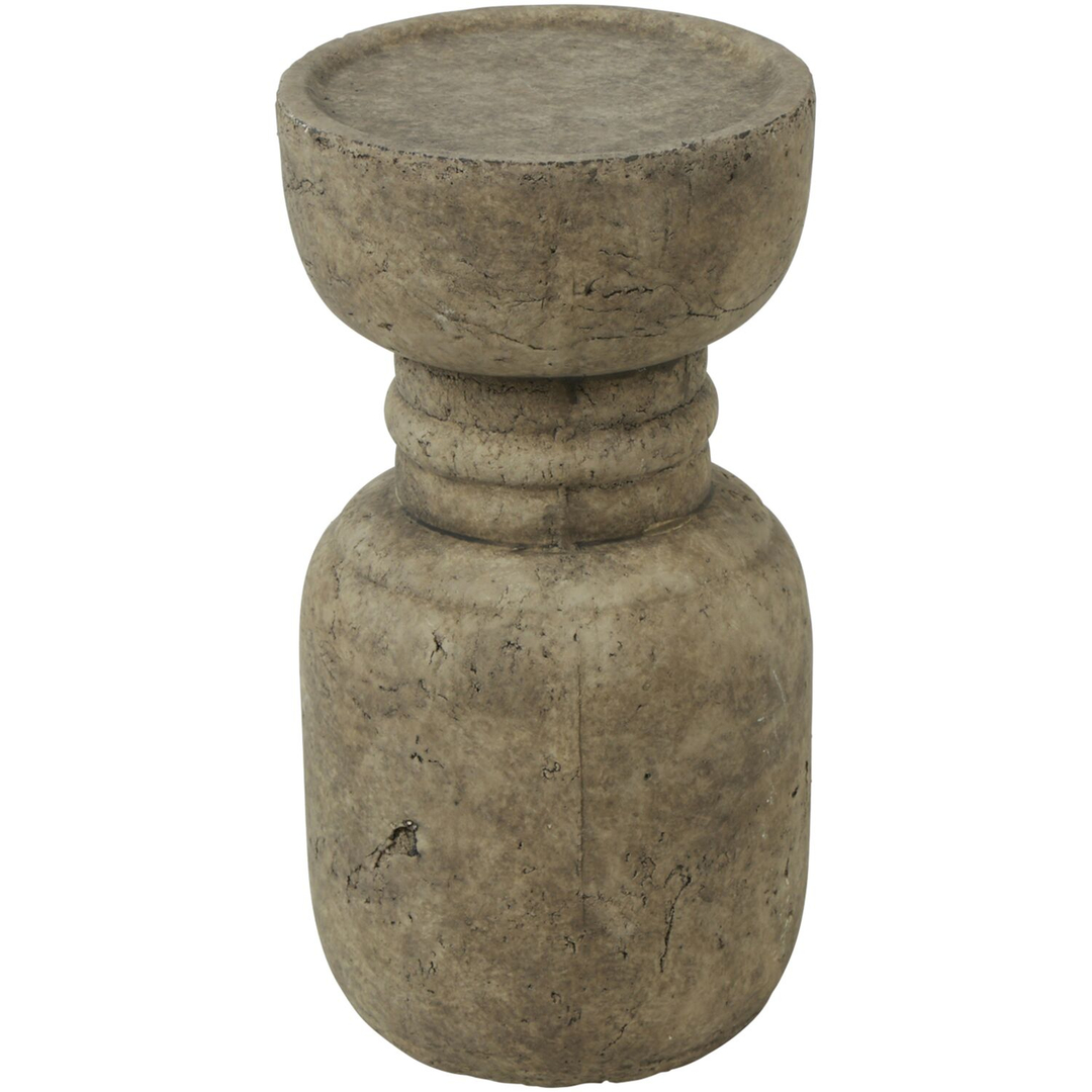 Kandelaar Secchia 18 cm hoog bruin