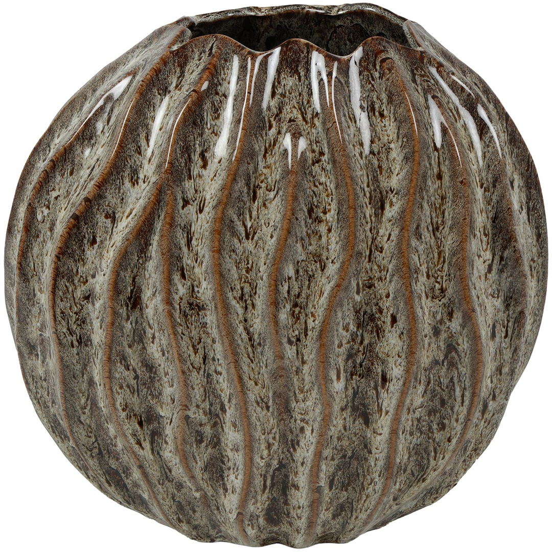 Vaas Secchia 41x20x42 cm bruin
