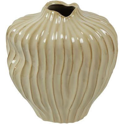 Vaas Secchia 35 cm hoog crème