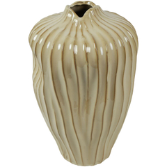 Vaas Secchia 40 cm hoog crème