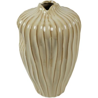 Vaas Secchia 40 cm hoog crème