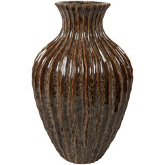Vaas Secchia 43,9 cm hoog bruin