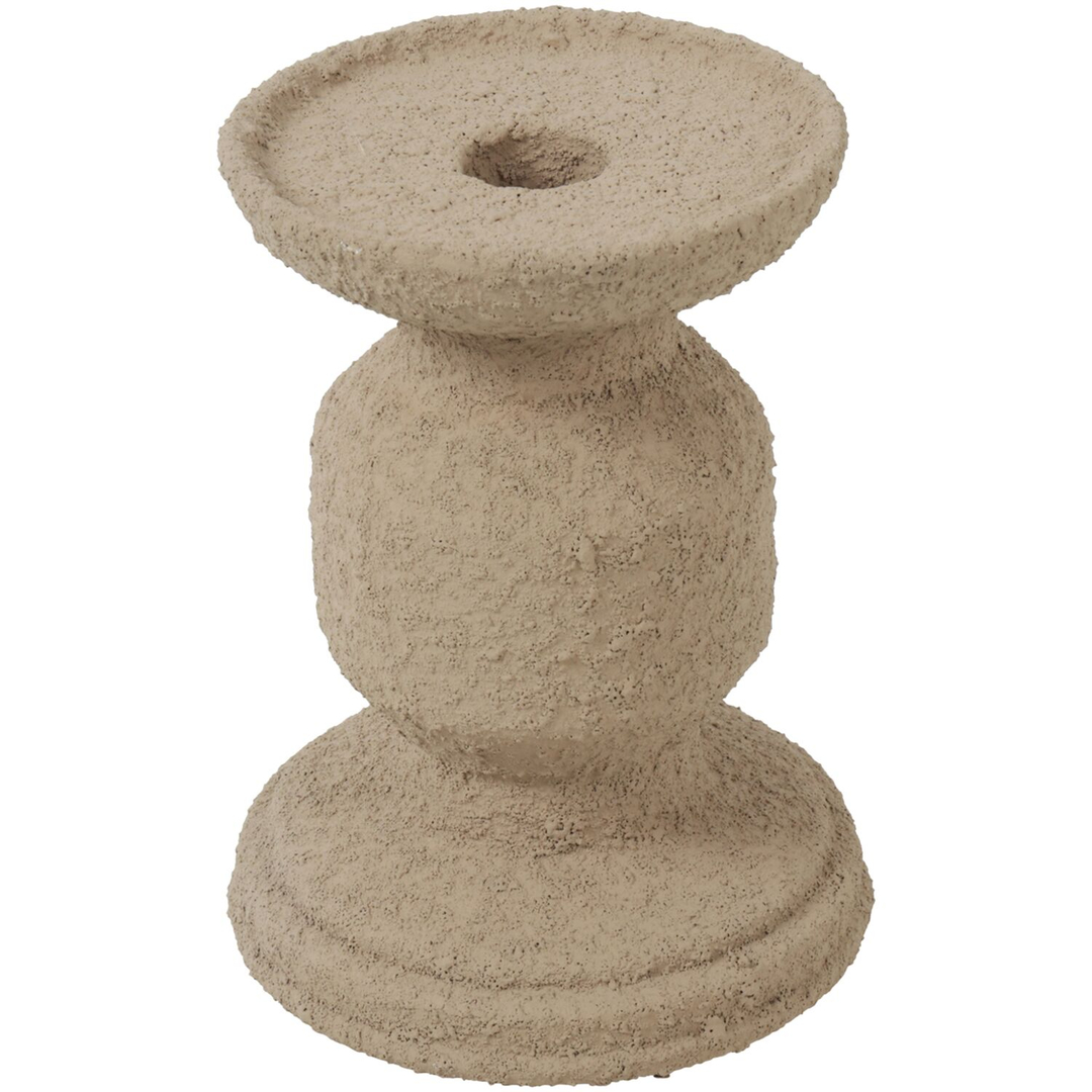 Kandelaar Secchia 14 cm hoog taupe