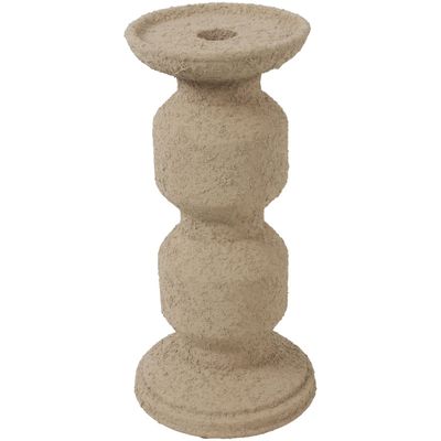 Kandelaar Secchia 23 cm hoog taupe