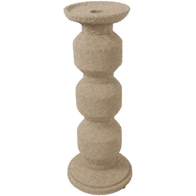 Kandelaar Secchia 32,5 cm hoog taupe