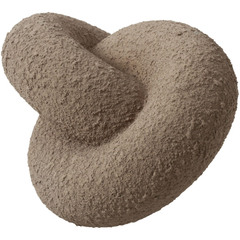 Decoratiebeeld Secchia 20 cm breed taupe