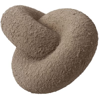 Decoratiebeeld Secchia 20 cm breed taupe