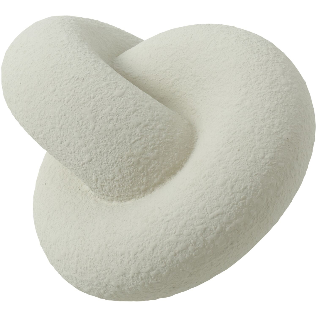 Decoratiebeeld Secchia 20 cm breed crème