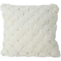 Sierkussen Secchia 45x45 cm wit