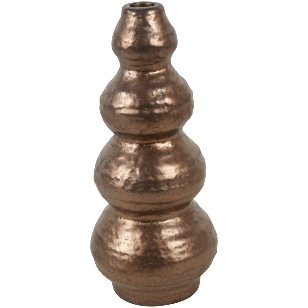 Vaas Secchia 27 cm hoog bruin