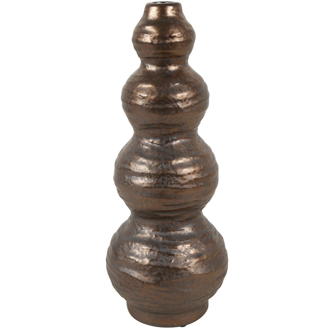 Vaas Secchia 35,5 cm hoog bruin