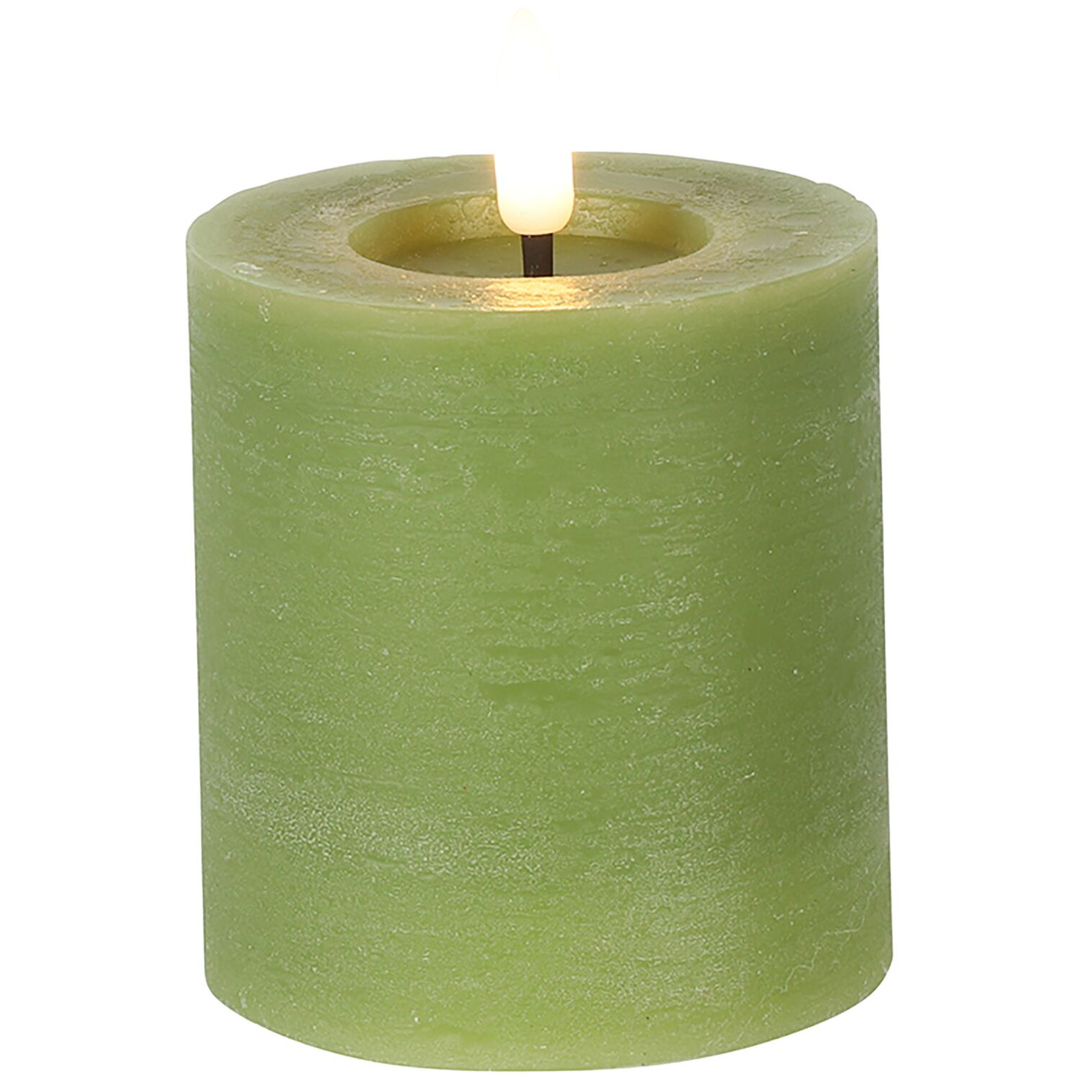 Stompkaars Benevento LED 8 cm hoog lichtgroen