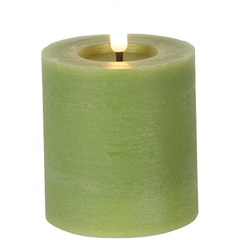 Stompkaars Benevento LED 8 cm hoog lichtgroen