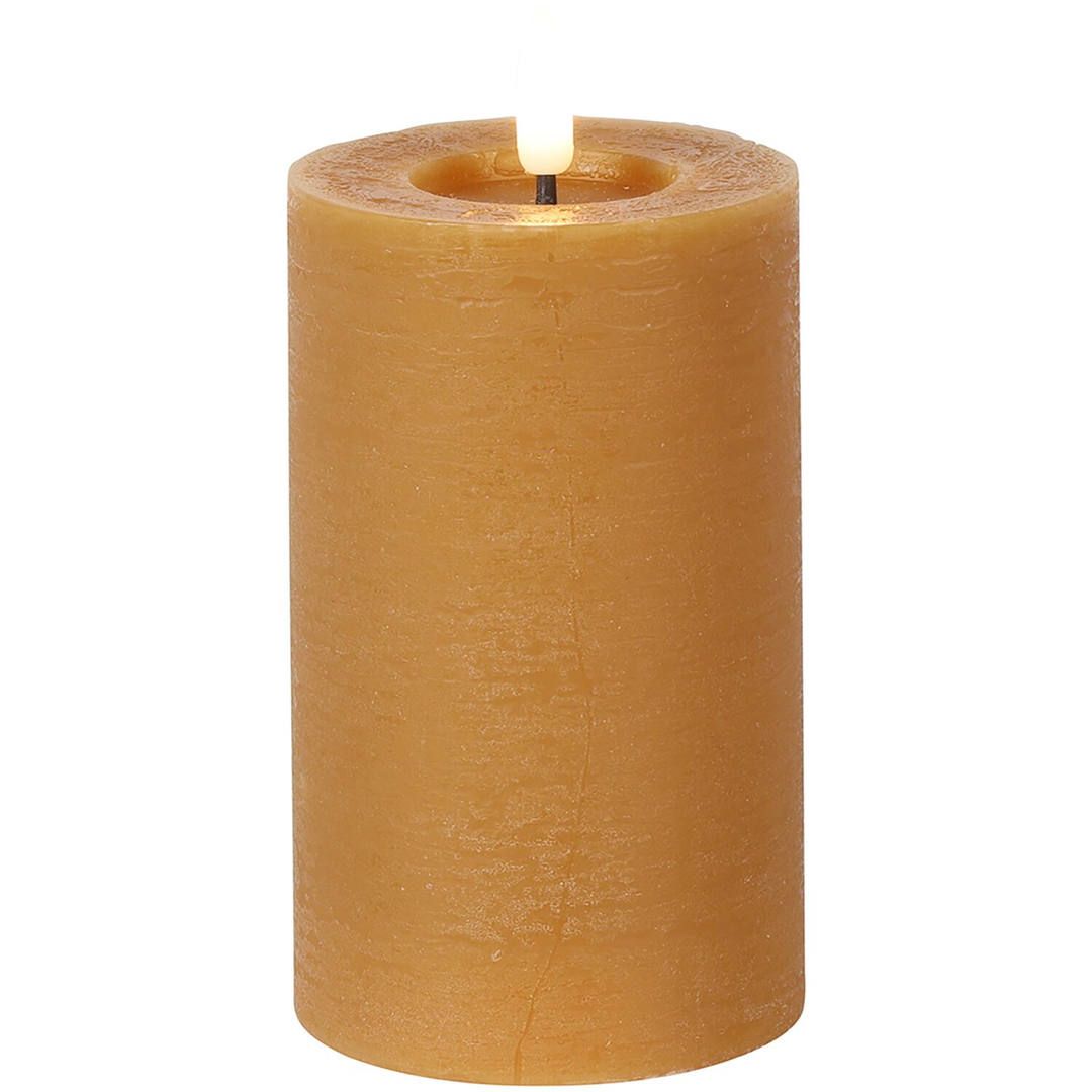 Stompkaars Benevento LED 12,5 cm hoog oranje