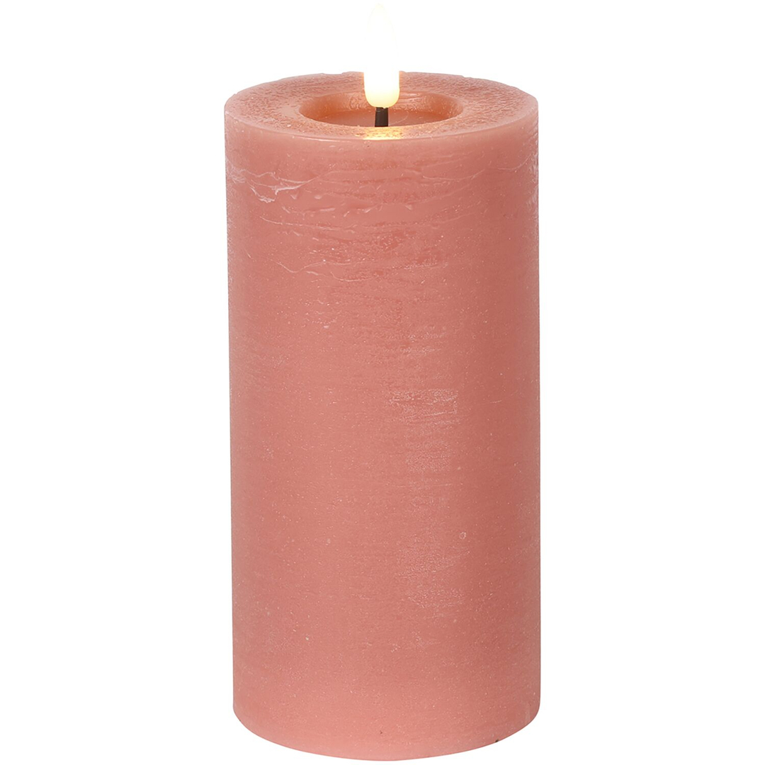 Stompkaars Benevento LED 15 cm hoog roze