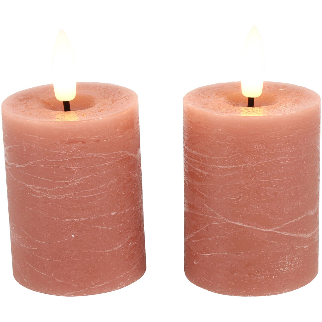 Stompkaars Benevento 9 cm hoog roze