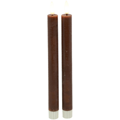 Dinerkaars Benevento 24 cm hoog bruin