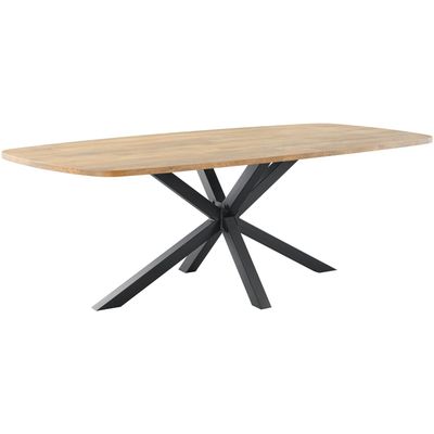 Eettafel Levado 163x100 cm spinpoot Deens ovaal