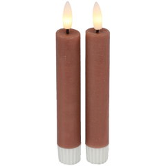 Dinerkaars Benevento 12,5 cm hoog roze