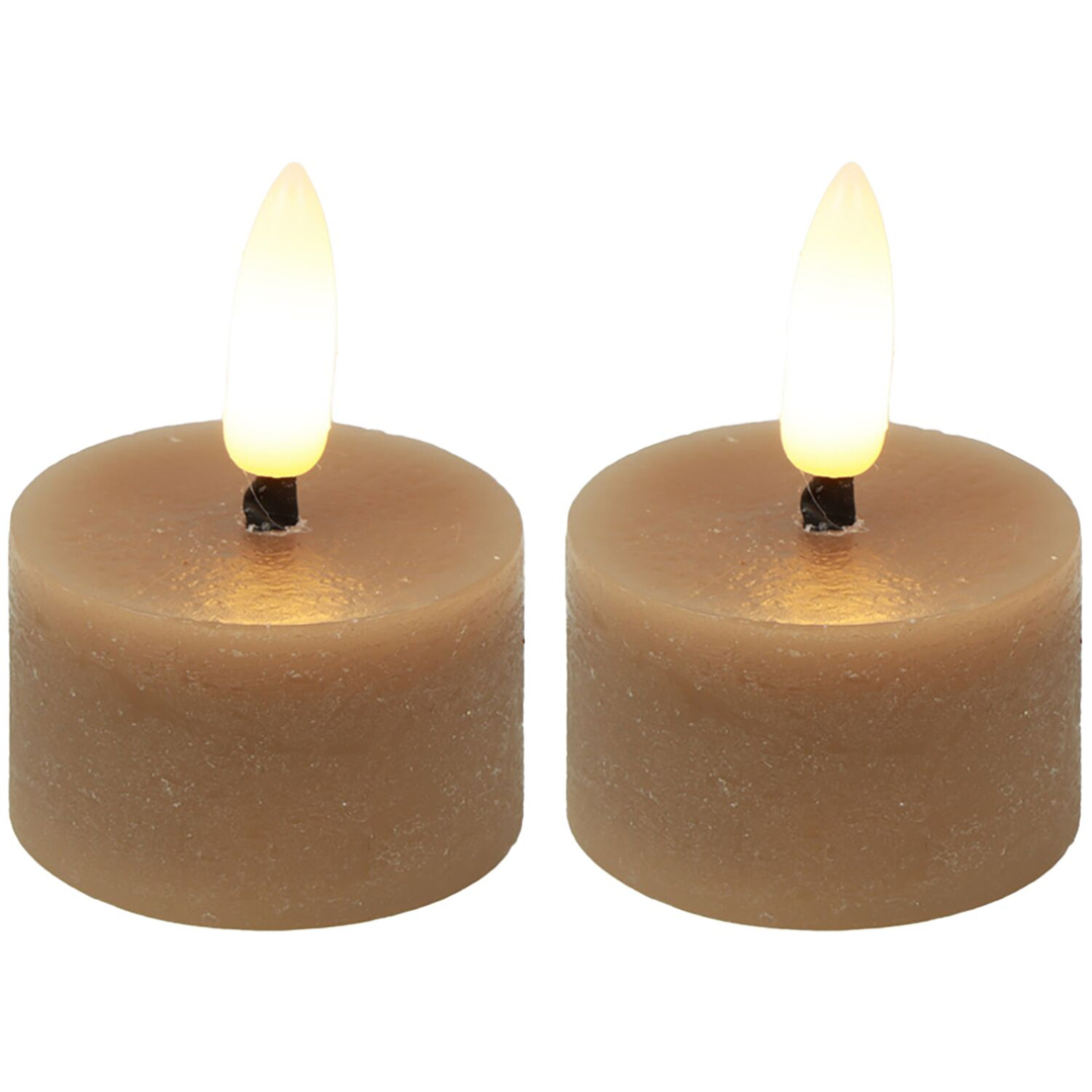 Theelicht Benevento lichtbruin