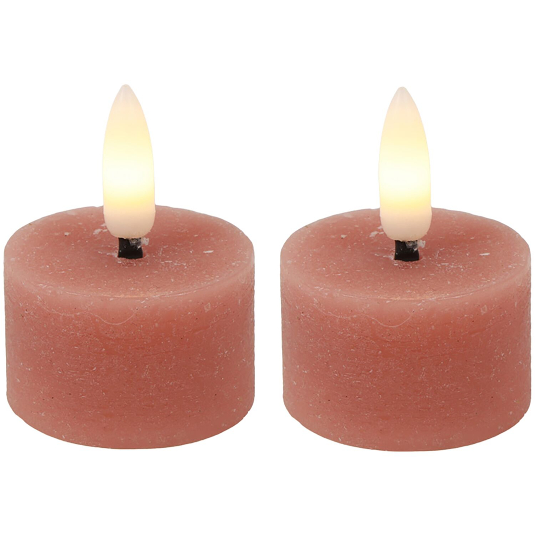Theelicht Benevento roze