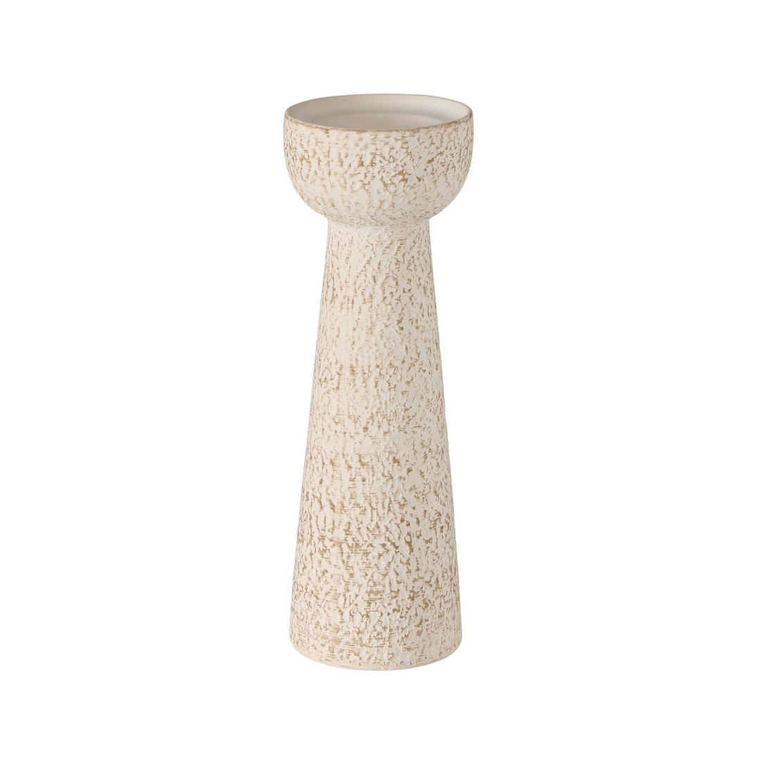 Vaas Mincio 30 cm hoog wit