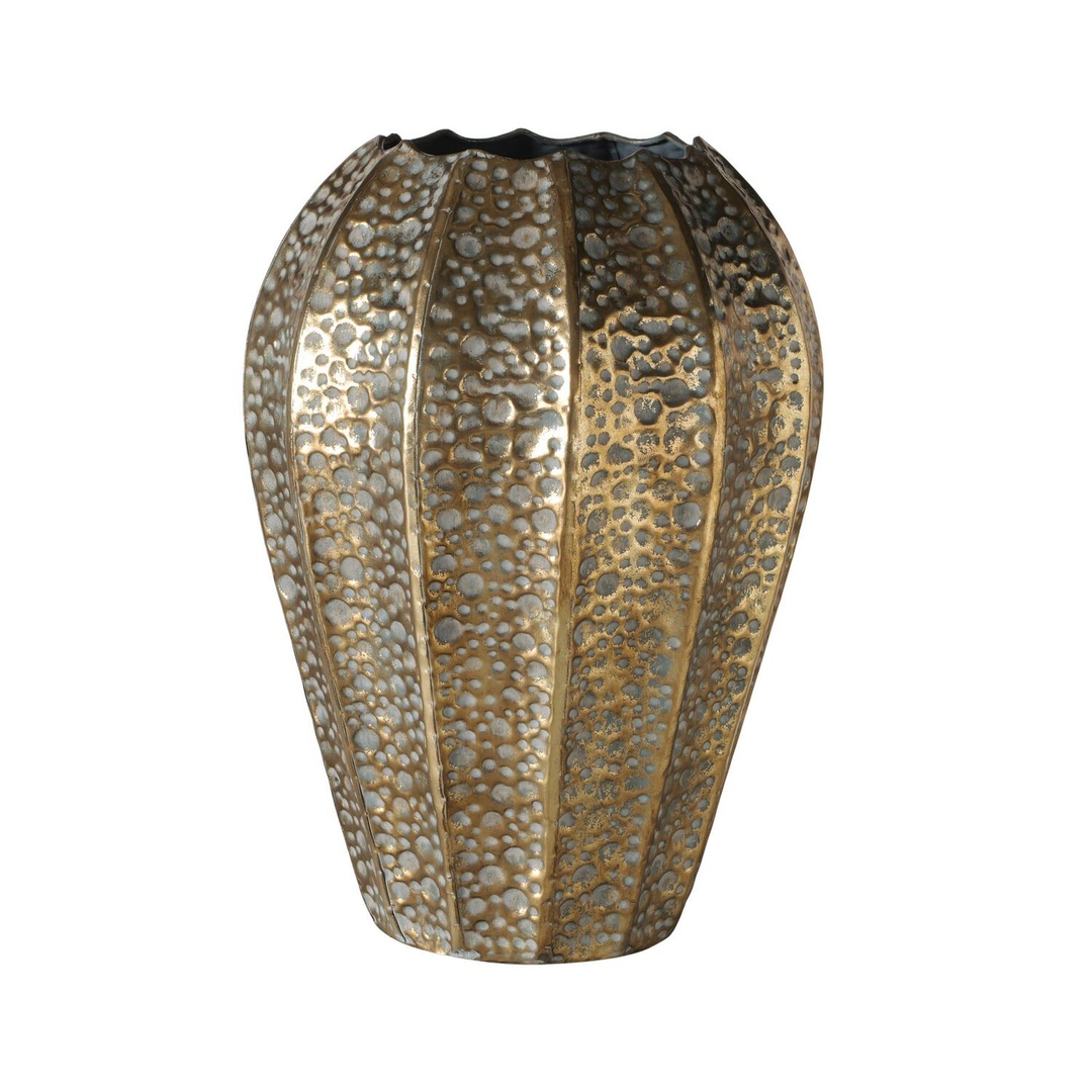 Vaas Mincio 41 cm hoog antiekgoud