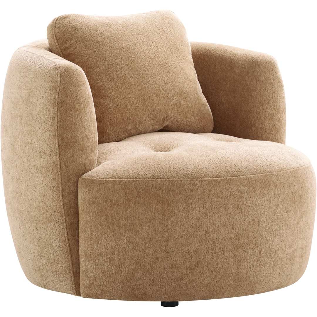 Draaifauteuil Campora taddy lichtbruin