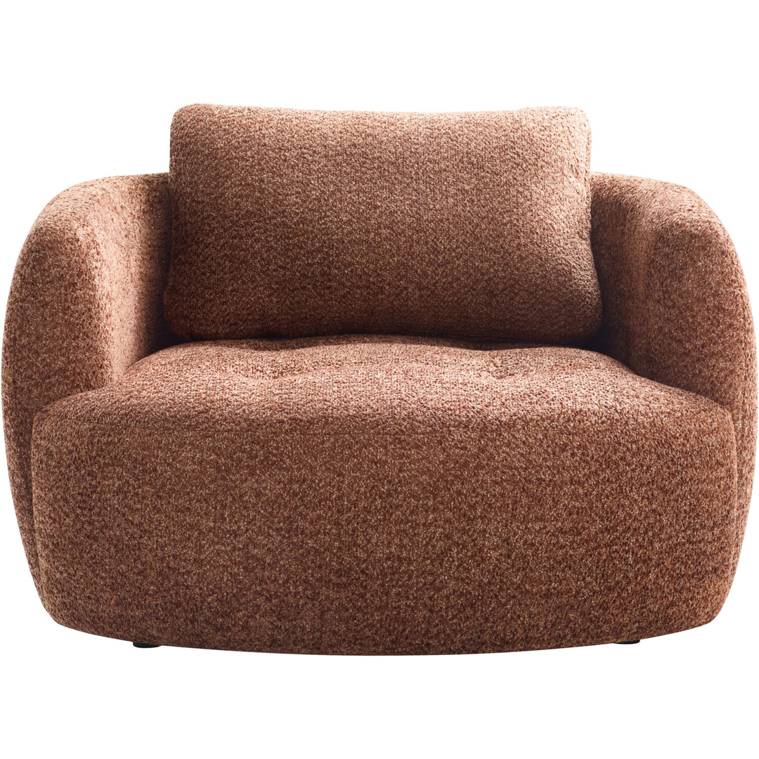 Draaifauteuil Campora XL roestbruin