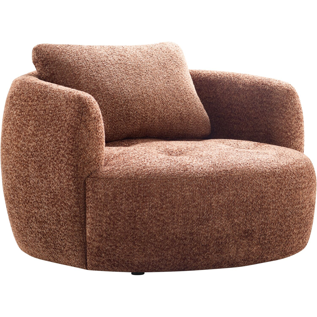 Draaifauteuil Campora XL roestbruin