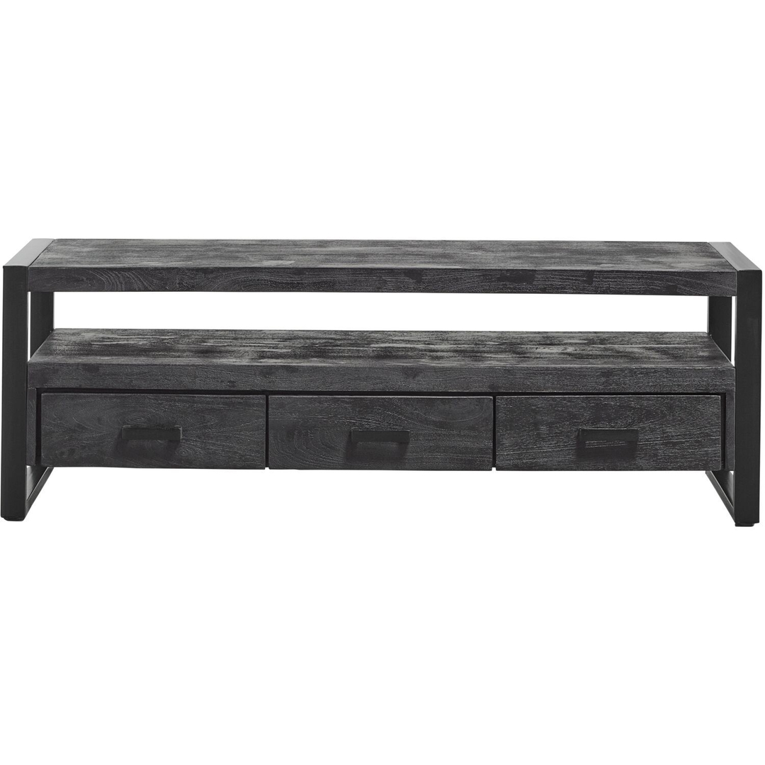 NEWHAVEN TV-meubel 150cm 3 laden,1 ov zwart