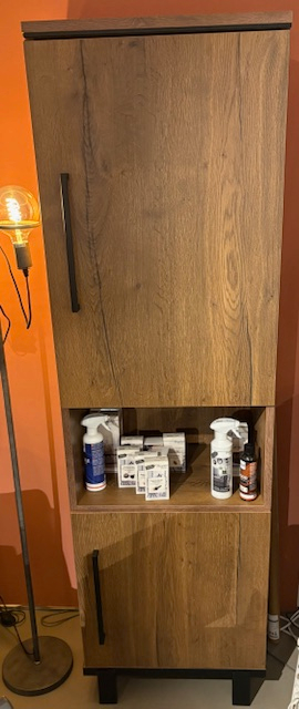 ADANTI Bergkast 2 dr, 1ov tabacco decor