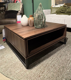 SCURO Salontafel 1la, 1ov dark almond decor