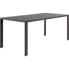 NERO Eettafel 190x90 cm noir decor