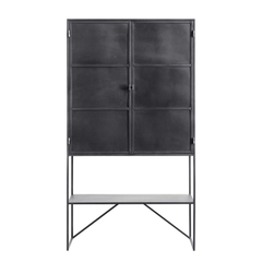 ORIZONE Opbergkast 2D+OV metal black