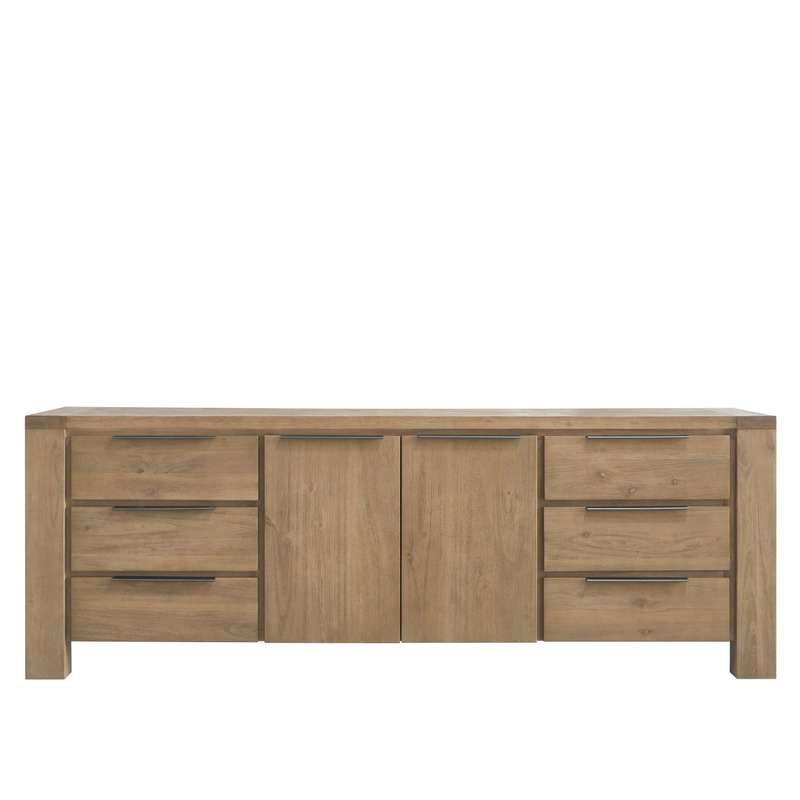 VALVOLA-A 16141 Dressoir 2D+6L smoked brown