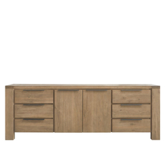VALVOLA-A 16141 Dressoir 2D+6L smoked brown
