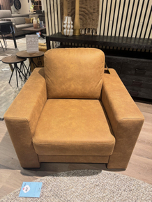 CREON Fauteuil arm D stof python 09-camel