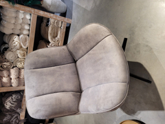FORTENZA Draaifauteuil in stof goldy mist