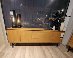 BELVIO Dressoir 3D+3L light oak veneer
