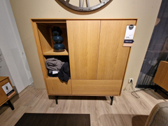 BELVIO Opbergkast 3D+2L+2OV light oak veneer