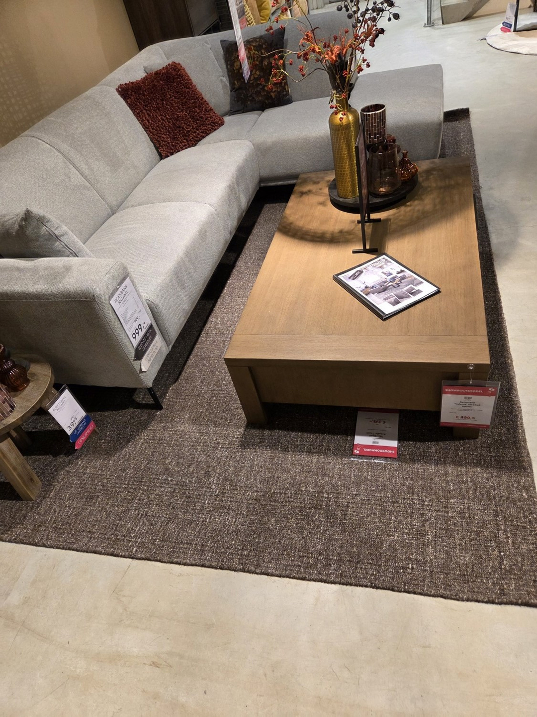 ACCADIA vloerkleed 240x340 taupe