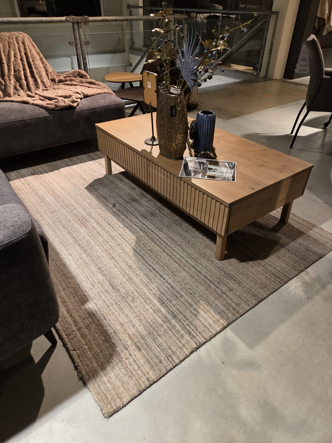 STRISCE karpet 160x230 cm taupe