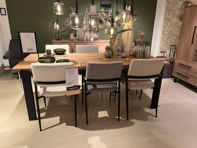 SET VAN 6 armstoelen